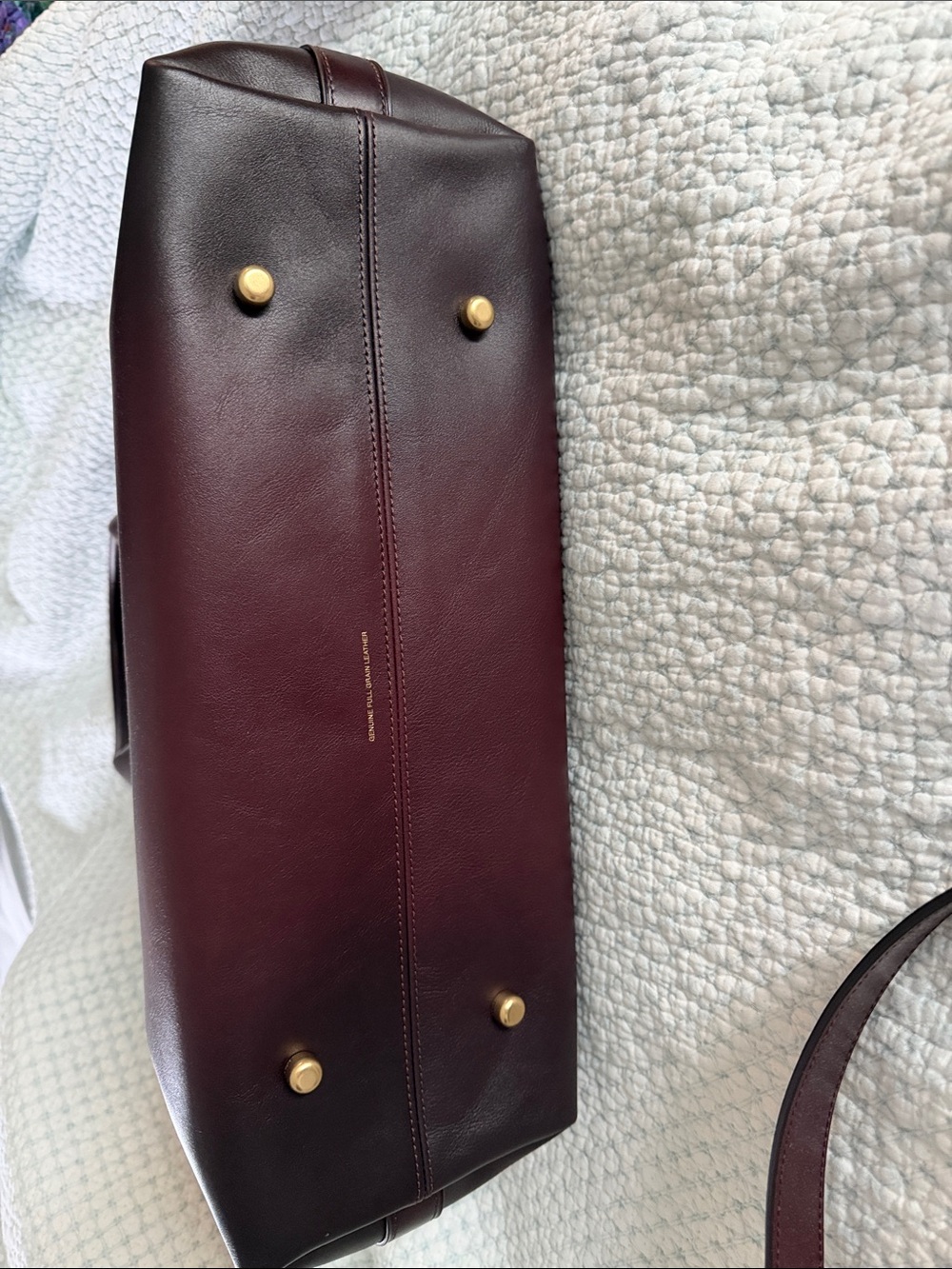 New Coach Empire 40 in Merlot leather - Picture 3 of 8